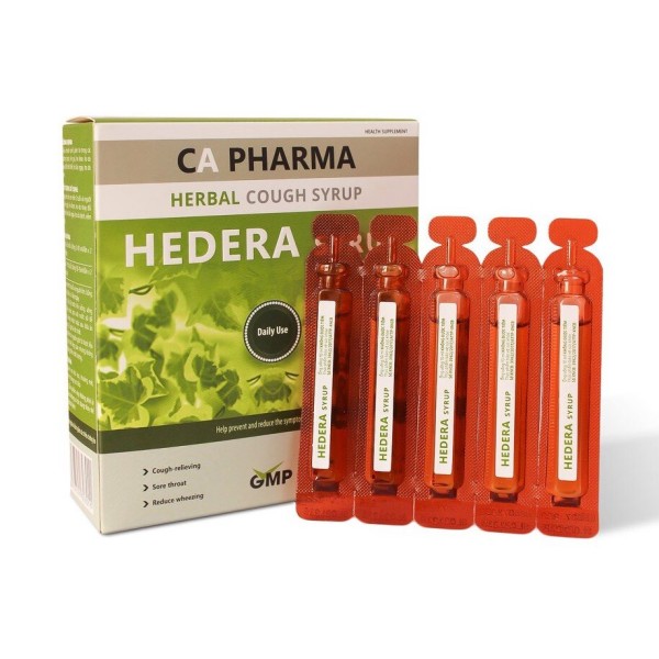 Siro trị ho thảo dược Hedera syrup 10ml (20 ống/hộp)