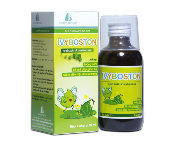 Siro ho cho bé trị ho, viêm phế quản mạn tính Ivyboston (60ml)