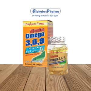 Omega 3-6-9 Alaska Propharm (100 viên/hộp)