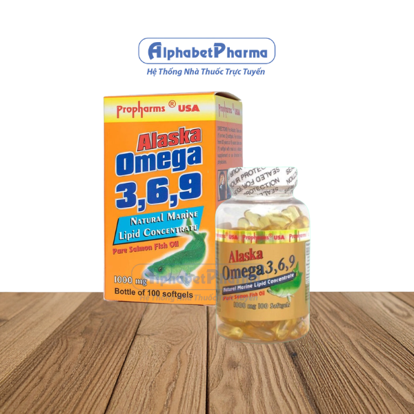 Viên dầu cá Omega 3-6-9 Alaska Propharm (100 viên/hộp)