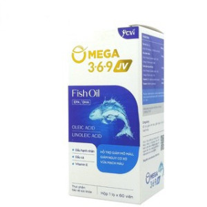 Viên dầu cá Omega 3-6-9 JV (60 viên/hộp)