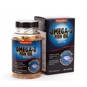 Viên dầu cá Omega 3 Fish Oil 1000mg Pharmekal (100 viên/hộp)
