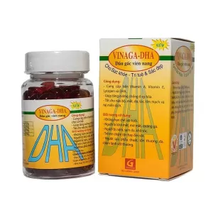 Viên dầu gấc hỗ trợ sức khỏe, giúp bổ mắt Vinaga-DHA (100 viên/hộp)