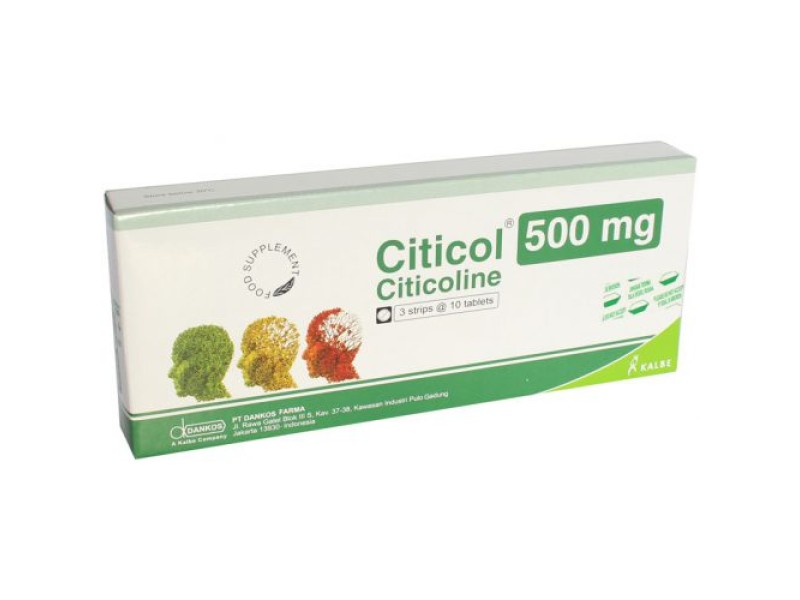 Viên uống hỗ trợ tăng cường trí nhớ Citicol 500mg (3 vỉ x 10 viên/hộp)