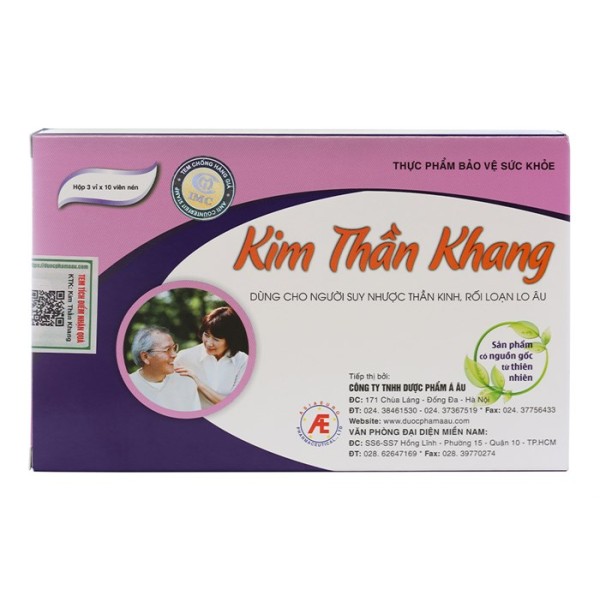 Viên uống  Kim Thần Khang (3 vỉ x 10 viên/hộp)