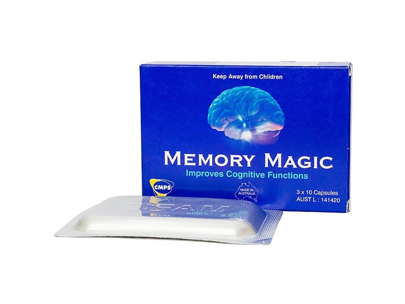 Viên uống dưỡng não, giúp tăng trí nhớ Memory Magic (3 vỉ x 10 viên/hộp)