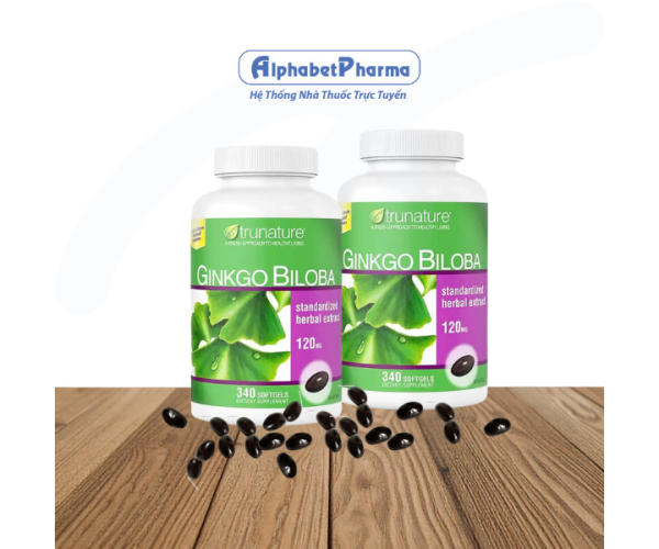 Viên uống dưỡng não Ginkgo Biloba 120mg (340 viên/hộp)