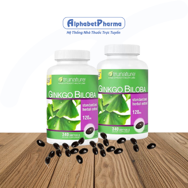 Viên uống dưỡng não Ginkgo Biloba 120mg (340 viên/hộp)