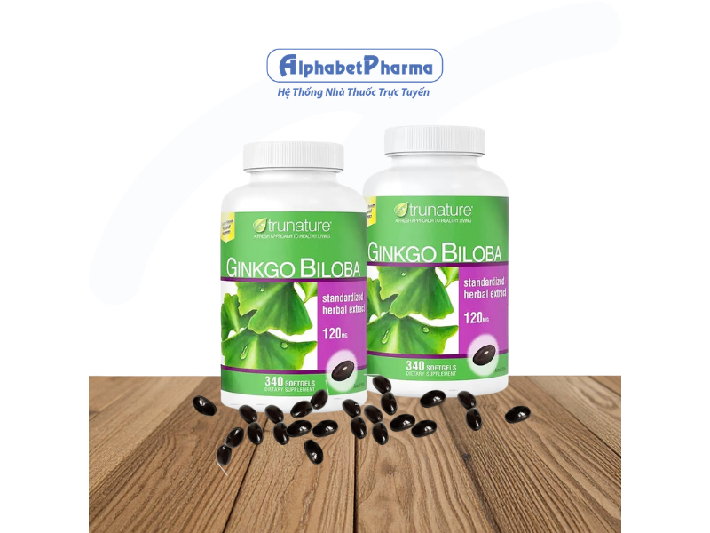 Viên uống dưỡng não Ginkgo Biloba 120mg (340 viên/hộp)