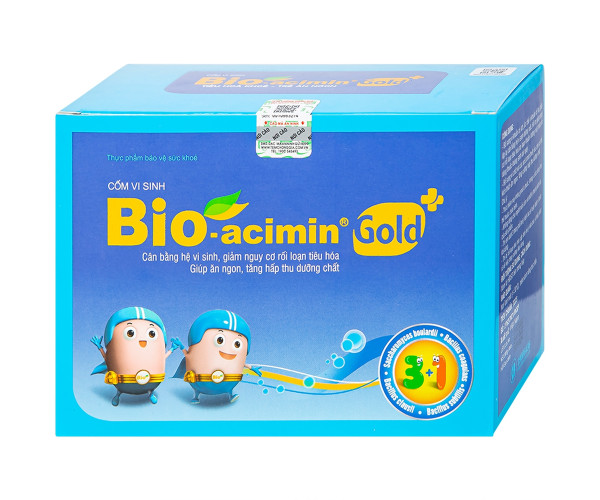 Cốm vi sinh bổ sung lợi khuẩn Bio-acimin Gold (30 gói/hộp)