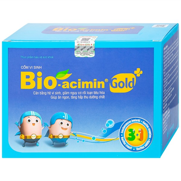Cốm vi sinh bổ sung lợi khuẩn Bio-acimin Gold (30 gói/hộp)