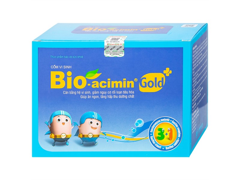 Cốm vi sinh bổ sung lợi khuẩn Bio-acimin Gold (30 gói/hộp)