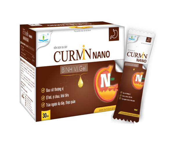 Hỗn dịch dạ dày Curmin Nano Bình Vị Gel (30 gói/hộp)