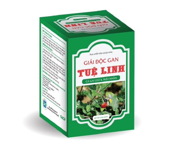 Viên uống hỗ trợ hạ men gan, ngăn ngừa xơ gan Giải Độc Gan Tuệ Linh (60 viên/hộp)