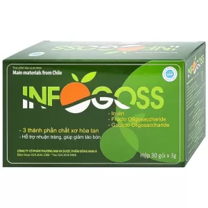 Bột hòa tan chất xơ tự nhiên hỗ trợ tiêu hoá Infogoss (30 gói/hộp)