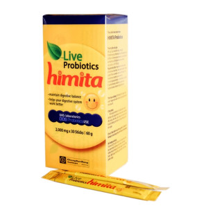 Men vi sinh giúp tăng cường hệ tiêu hóa Live Probiotics Himita (30 gói/hộp)