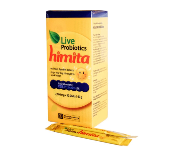 Men vi sinh giúp tăng cường hệ tiêu hóa Live Probiotics Himita (30 gói/hộp)
