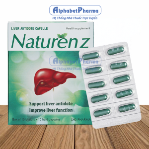 Viên uống giúp hạ men gan, giải độc gan Naturen Z (10 vỉ x 10 viên/hộp)