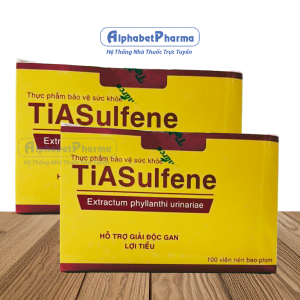 Viên uống tăng cường chức năng gan, giải độc gan TiaSulfene (10 vỉ x 10 viên/hộp)