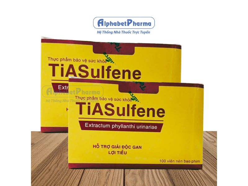 Viên uống tăng cường chức năng gan, giải độc gan TiaSulfene (10 vỉ x 10 viên/hộp)