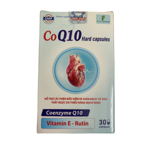 Viên uống hỗ trợ điều trị và phòng ngừa các bệnh về tim mạch CoQ10 Phanespharma (30 viên/hộp)