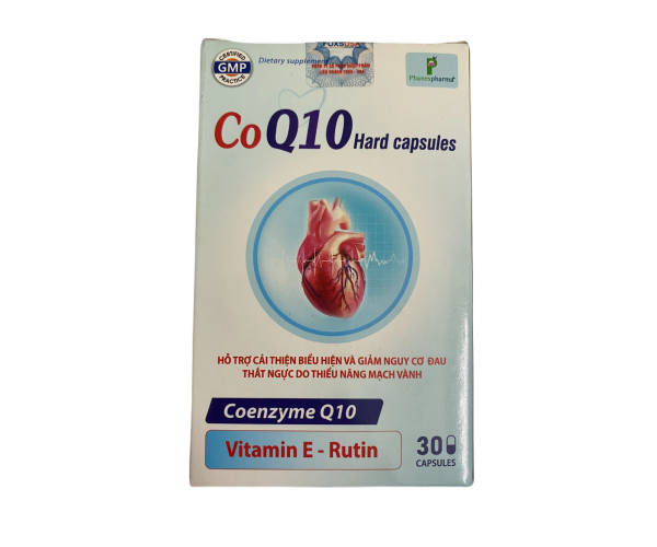 Viên uống hỗ trợ điều trị và phòng ngừa các bệnh về tim mạch CoQ10 Phanespharma (30 viên/hộp)
