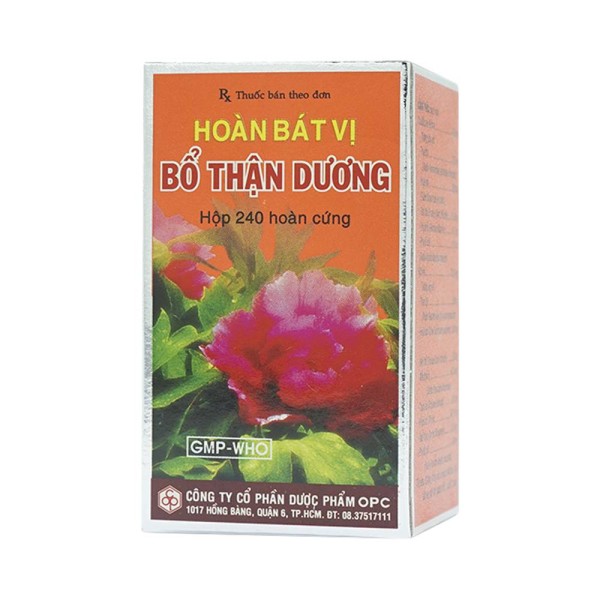 Viên uống bổ thận, tráng dương Hoàn Bát Vị Bổ Thận Dương (240 viên/hộp)
