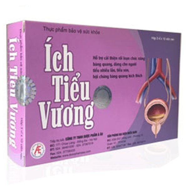 Viên uống hỗ trợ cải thiện rối loạn chức năng bàng quang Ích Tiểu Vương (2 vỉ x 10 viên/hộp)