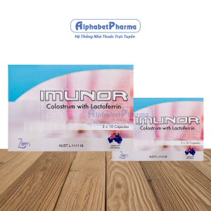 Viên uống tăng cường hệ miễn dịch Imunor (3 vỉ x 10 viên/hộp)