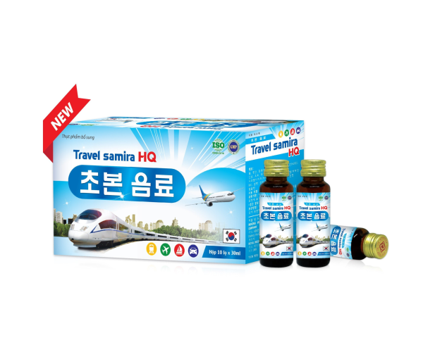 Nước uống dược liệu chống say tàu xe Travel Samira HQ (30ml)