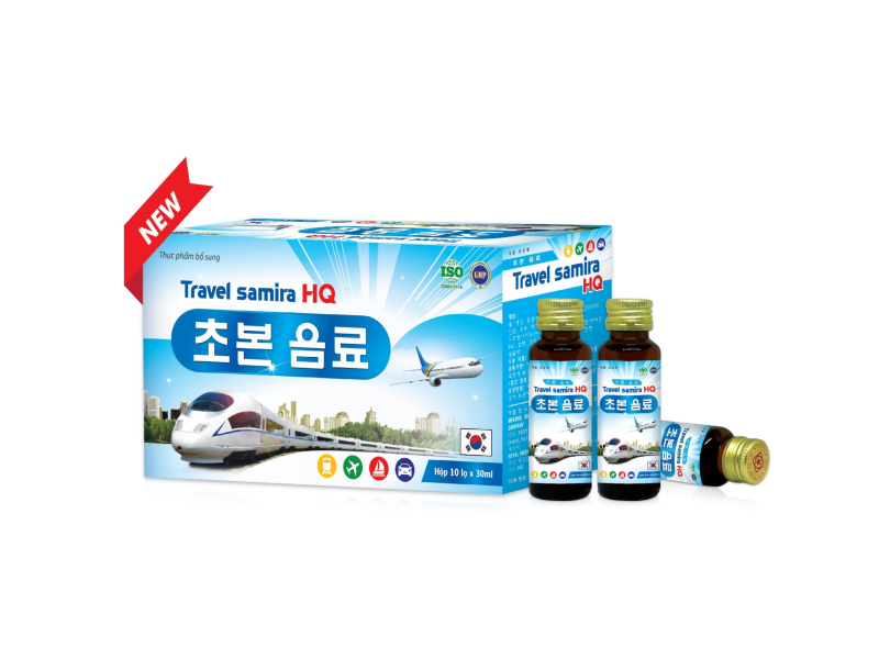 Nước uống dược liệu chống say tàu xe Travel Samira HQ (30ml)