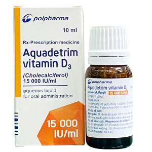 Thuốc bổ sung Vitamin D3 Aquadetrim Vitamin D3 (10ml)