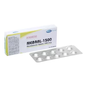 Mebaal 1500mg (3 vỉ x 10 viên/hộp)
