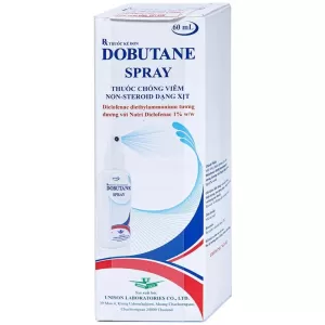 Xịt giảm đau, chống viêm trong bệnh lý cơ xương và khớp Dobutane Spray (60ml)