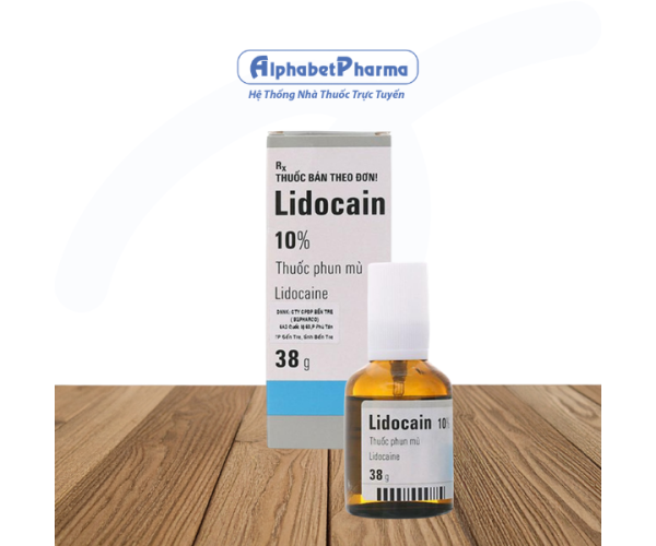 Thuốc phun gây tê tại chỗ Lidocain 10% (38g)