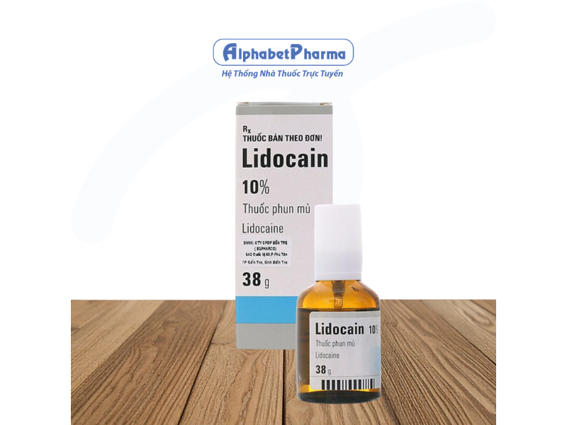 Thuốc phun gây tê tại chỗ Lidocain 10% (38g)