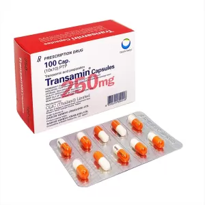 Thuốc cầm máu Transamin 250mg (10 vỉ x 10 viên/hộp)