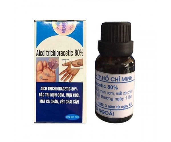 Thuốc bôi mụn cóc Acid Trichloracetic 80% (15ml)