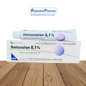 Kem trị viêm da Amtanolon 0.1% (10g)