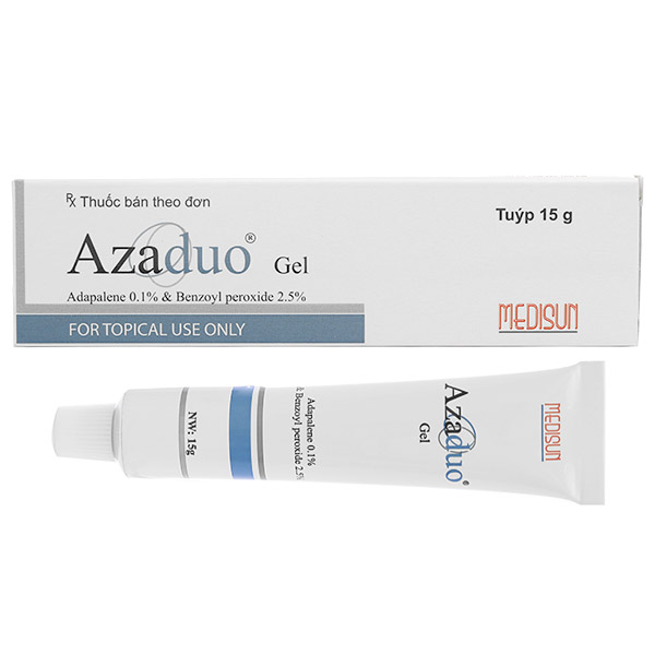 Gel trị mụn trứng cá Azaduo (15g)