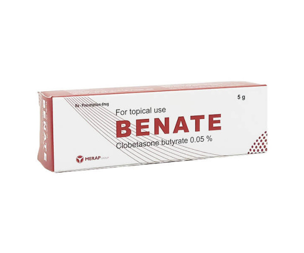 Kem bôi giảm viêm và ngứa da Benate (5g)