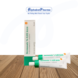 Kem bôi ngoài da điều trị viêm da, vẩy nến Dermovate Krem GSK 0.05% (50g)