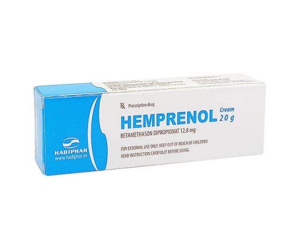 Kem bôi điều trị viêm da, nấm da, dị ứng da Hemprenol cream (20g)