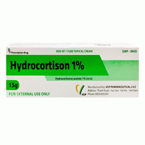 Kem bôi điều trị viêm da Hydrocortison cream 1% VCP (15g)