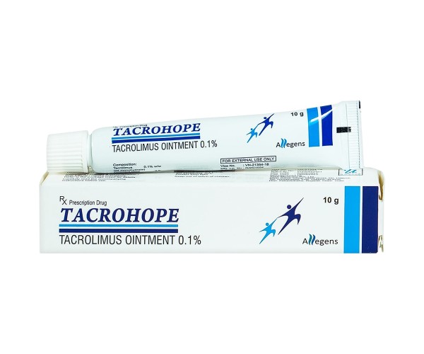 Thuốc mỡ điều trị chàm da, viêm da tiếp xúc Tacrohope Ointment 0.1% (10g)