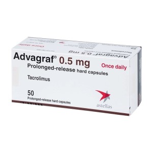 Thuốc ức chế miễn dịch Advagraf 0.5mg (5 vỉ x 10 viên/hộp)