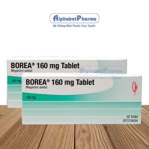 Thuốc điều trị ung thư vú, ung thư nội mạc tử cung Borea 160mg (3 vỉ x 10 viên/hộp)
