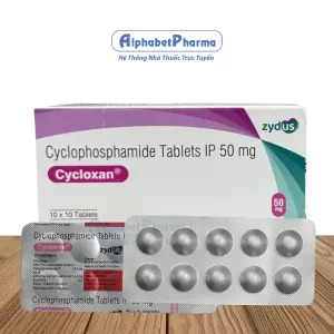 Thuốc điều trị ung thư Cycloxan 50mg (10 vỉ x 10 viên/hộp)