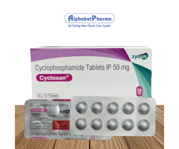 Thuốc điều trị ung thư Cycloxan 50mg (10 vỉ x 10 viên/hộp)