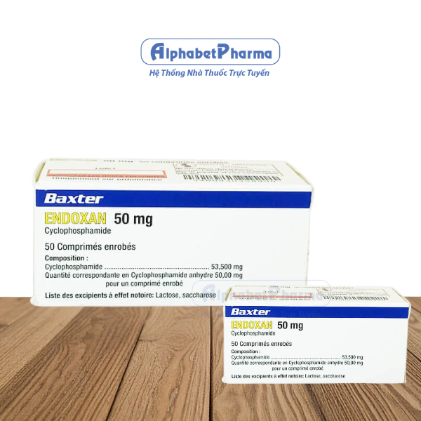 Thuốc điều trị ung thư Endoxan 50mg (50 viên/hộp)
